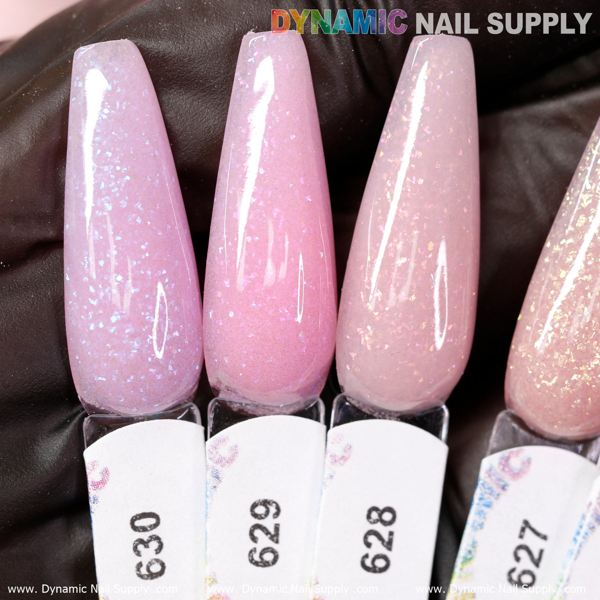 Glittery Nude Acrylic Ideas - Shimmery Cover Collection (Sparkling