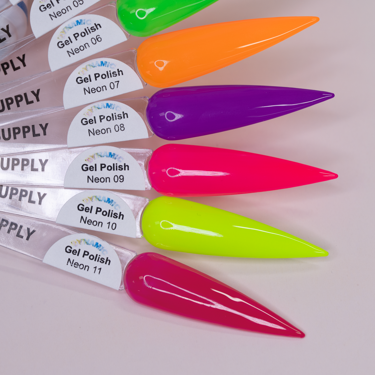 Dynamic Neon Gel Polish collection (Neon colors for Summer) Dynamic Nail Supply Dynamic Neon Gel Polish collection (Neon colors for Summer) Dynamic Nail Supply