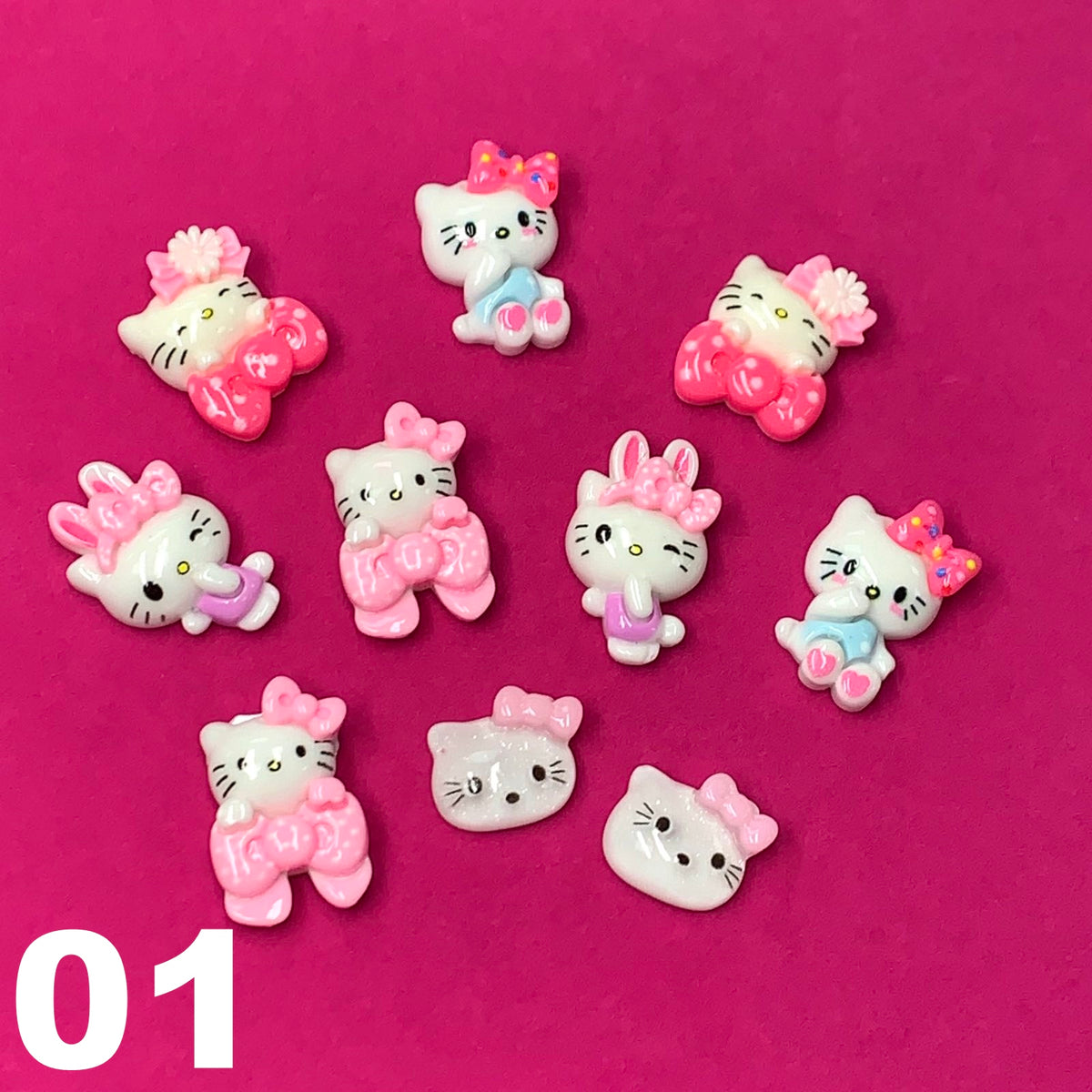 Accessories, Valentines Hello Kitty Custom Press On Nails