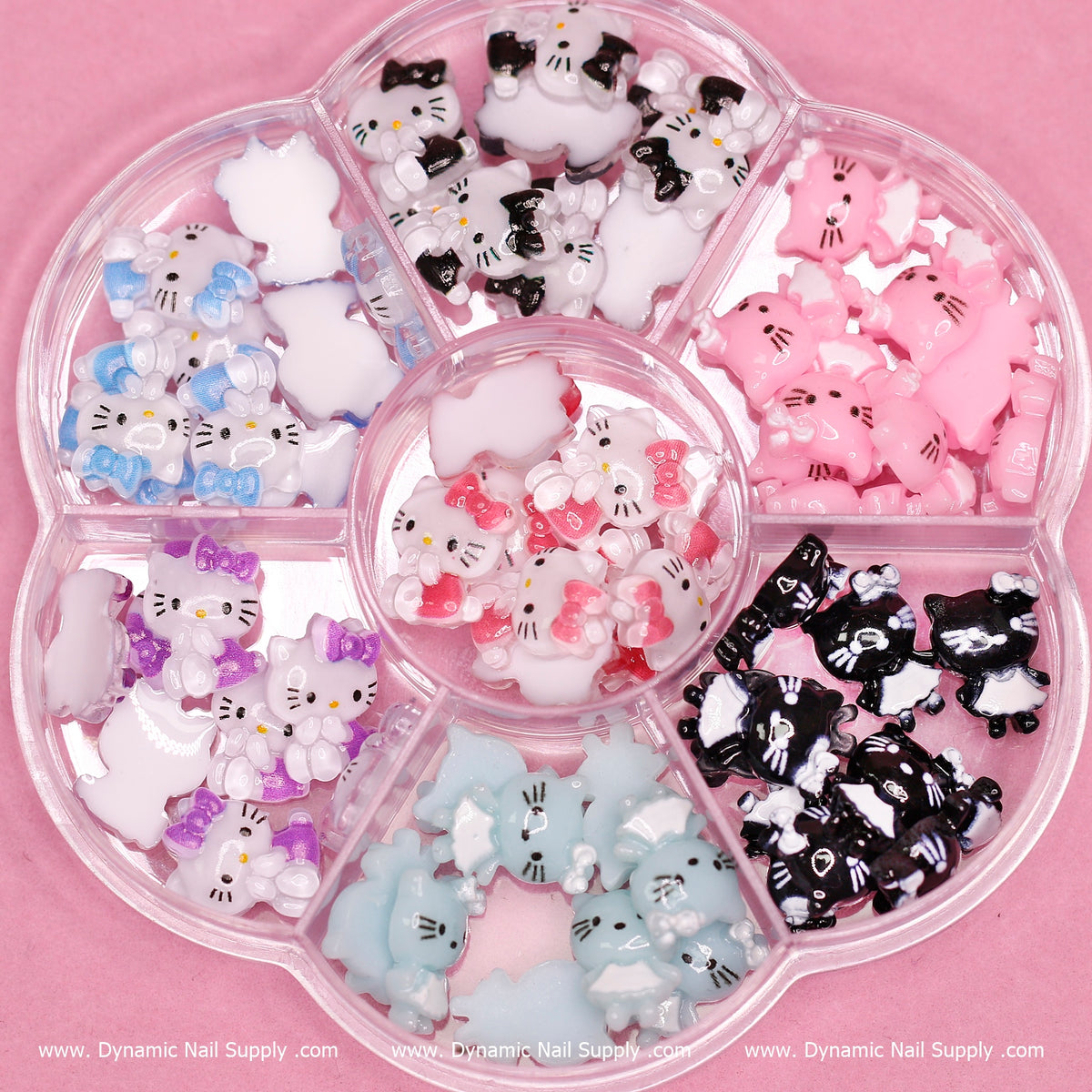Crystal Hello Kitty Nail Charms-30pcs
