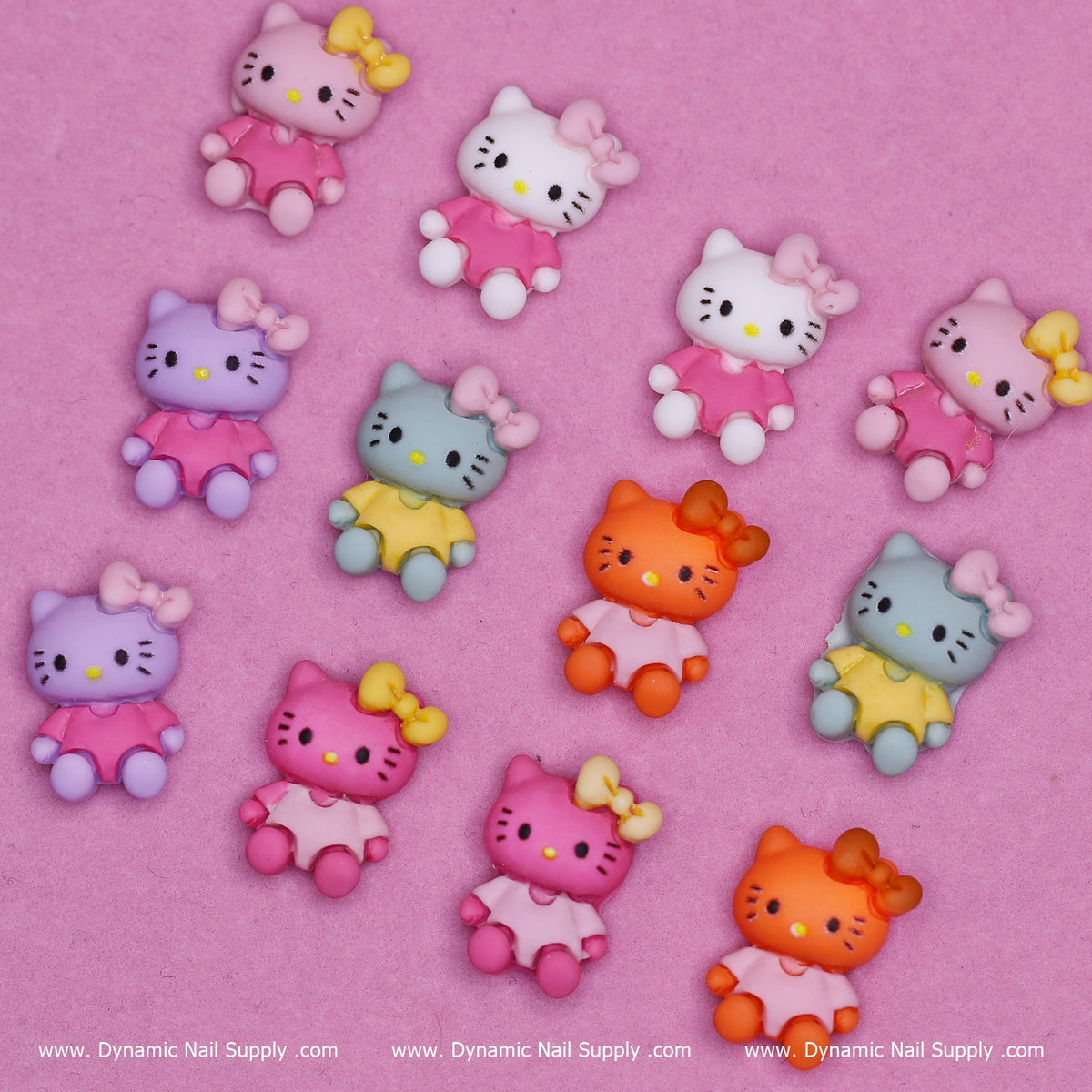 70 pcs Cute Hello Kitty charms (and Kawaii) for Nails Art Design