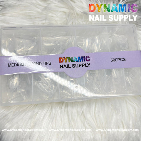 Medium Almond Tips Box from Dynamic Nail Supply