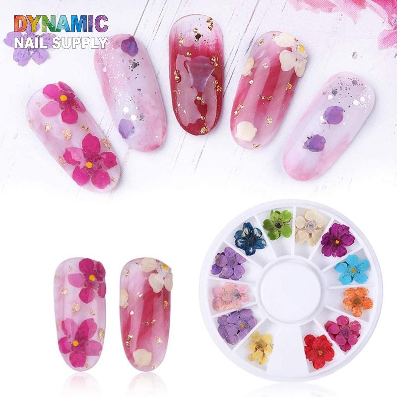 Dried Flower Nail Art, Dried Flowers for Nails
