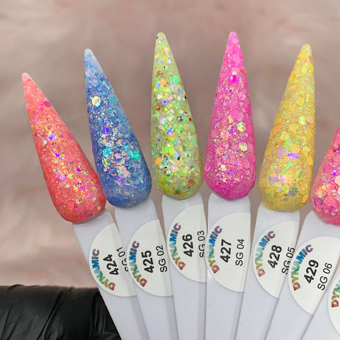 2024 Spring & Summer Pastel Glitter Acrylic Collection