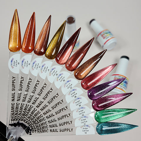 Amber Cat Eye (Magnet) Gel Polish Collection - Fall Colors Collection