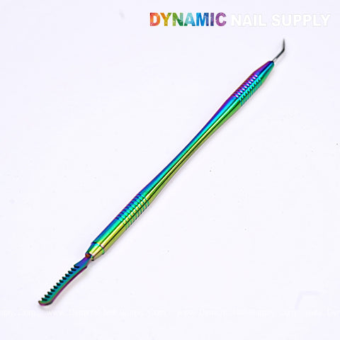 Stainless Steel Nail Pen Cleaning Comb and Eyelash Separator- Metal Lift Rods for Eyebrow Tinting Curling Extensions - Lash Lift Tools