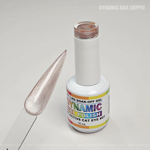 Reflective Magnetic Shimmery Glittery Cat Eye Gel Polish