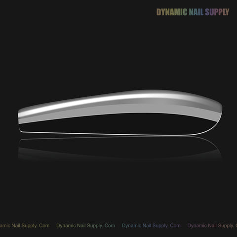 Natural Coffin (Long) Full Cover Soft-Gel Nail Tips (Black Box)