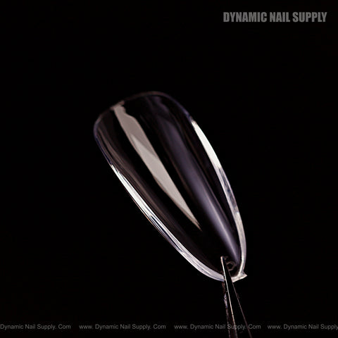 Natural Almond (Medium) Full Cover Soft-Gel Nail Tips (Pink Box)