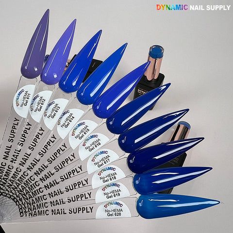 Dynamic No-HEMA Gel Polish - Color 611 to 620