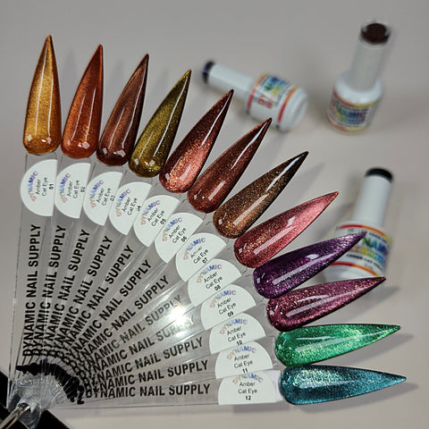 Amber Cat Eye (Magnet) Gel Polish Collection - Fall Colors Collection