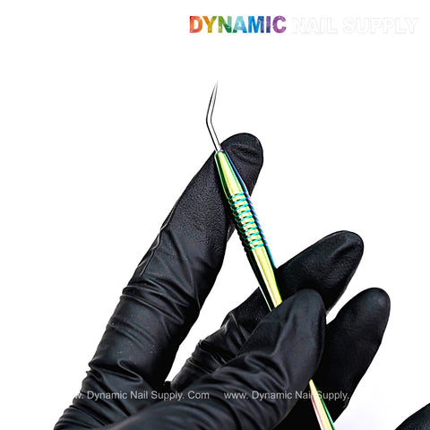 Stainless Steel Nail Pen Cleaning Comb and Eyelash Separator- Metal Lift Rods for Eyebrow Tinting Curling Extensions - Lash Lift Tools