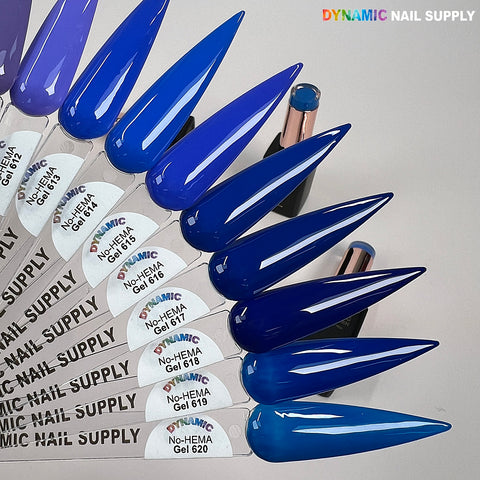 Dynamic No-HEMA Gel Polish - Color 611 to 620