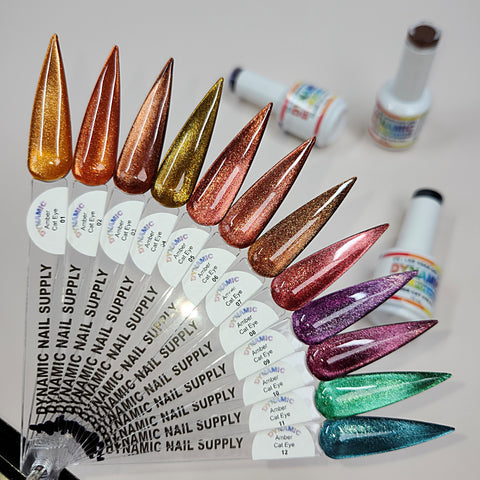 Amber Cat Eye (Magnet) Gel Polish Collection - Fall Colors Collection