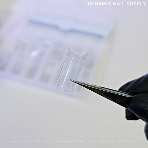 Medium Square Nail Tips (Not C-Curve) - Medium Size Long Straight Shape