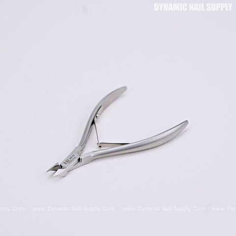 D07 - Jaw 16 Dynamic Stainless Steel Cuticle Remover with curved handles, pro tool for trimming cuticles and dead skin.