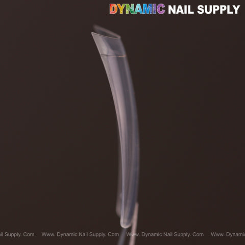 The XXL Duck Shape Nail Tips Box (440pcs, 11 sizes) is shown clearly against a dark background.