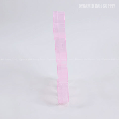 [Plastic Pink] Stand Hello Kitty Plastic Charm Small Bead Container Box Organizer Storage Case - 10 grids