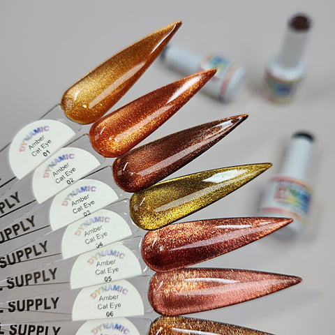 Amber Cat Eye (Magnet) Gel Polish Collection - Fall Colors Collection