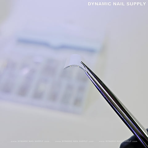 Medium Square Nail Tips (Not C-Curve) - Medium Size Long Straight Shape
