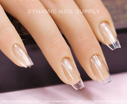 [Coffin S] Full Cover Tips - Soft Gel X tips - 600 pcs - Short length - 11 sizes