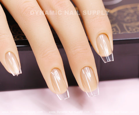 [Coffin S] Full Cover Tips - Soft Gel X tips - 600 pcs - Short length - 11 sizes