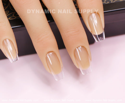 [Coffin S] Full Cover Tips - Soft Gel X tips - 600 pcs - Short length - 11 sizes