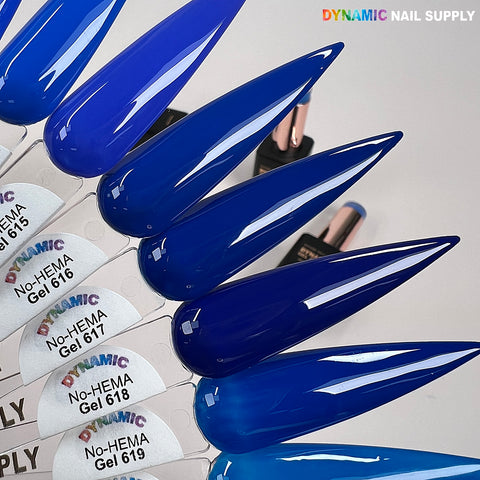 Dynamic No-HEMA Gel Polish - Color 611 to 620