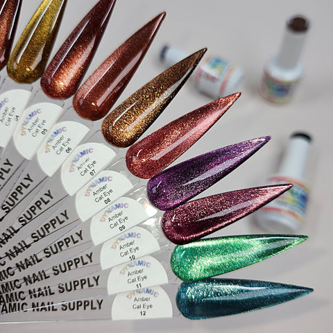 Amber Cat Eye (Magnet) Gel Polish Collection - Fall Colors Collection