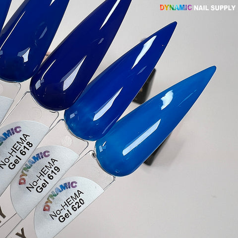 Dynamic No-HEMA Gel Polish - Color 611 to 620
