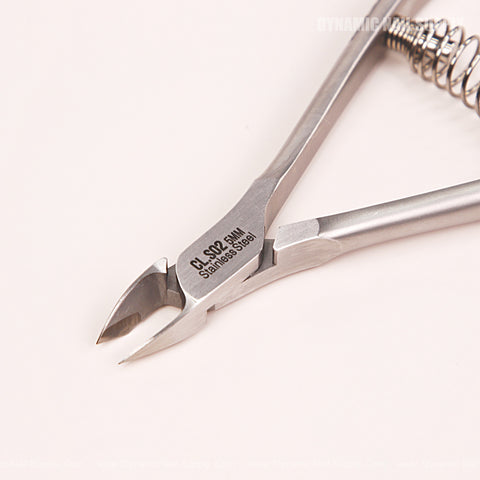 CL.S02 5MM - NGHIA Professional Cuticle Nippers Spiral Springs Stainless Steel
