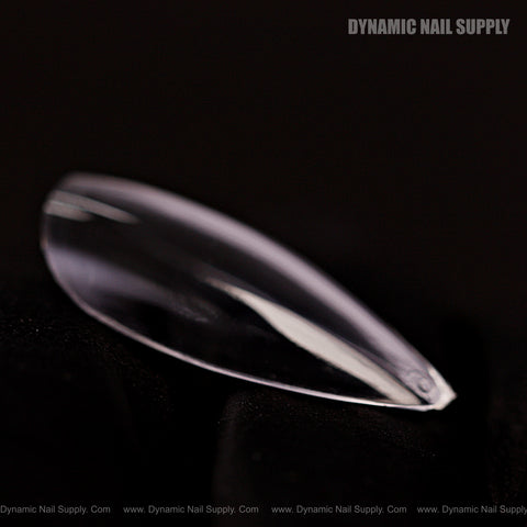 Sculpted Almond (Medium) Full Cover Soft-Gel Nail Tips (Pink Box)