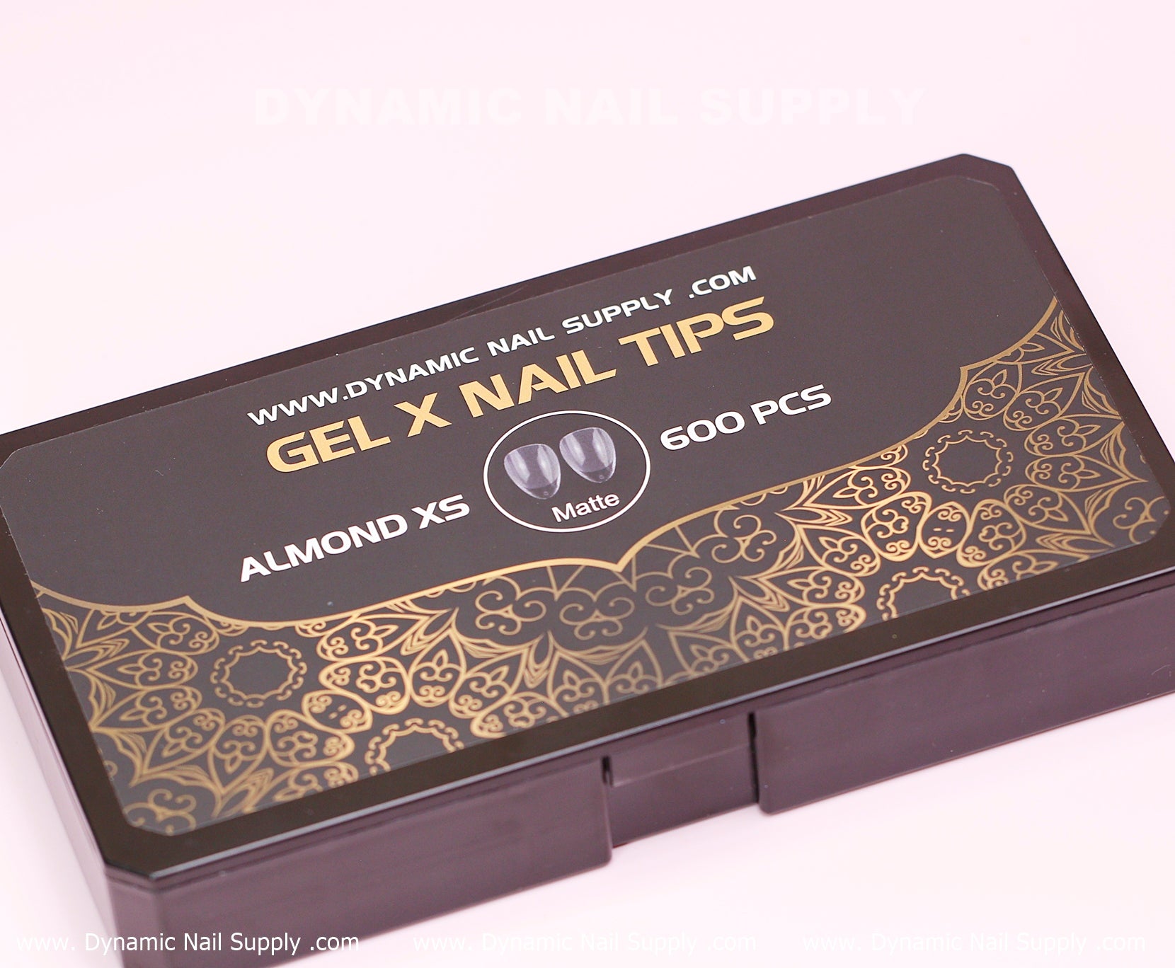 Almond XS] Full Cover Tips - Soft Gel X tips - 600 pcs - Extra