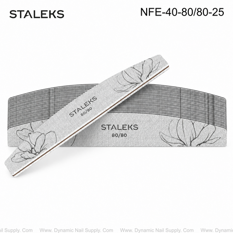 NFE-40-80/80-25 Staleks Crescent mineral nail file EXPERT 40 80/80 grit (25 pcs)