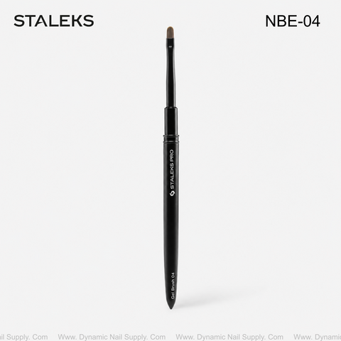 NBE-04 Staleks Brush for gel EXPERT width 4 mm/length 7 mm