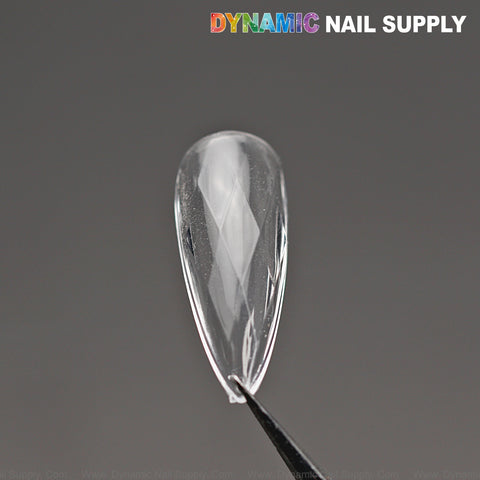 Medium Stiletto 3D Diamond Tips - 150pcs 15 sizes