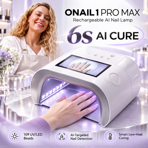 ONAIL 1 PRO MAX AI 6S CURE Nail Lamp - Super Fast Dry Rechargeable Professional Revolutionary Curing Machine