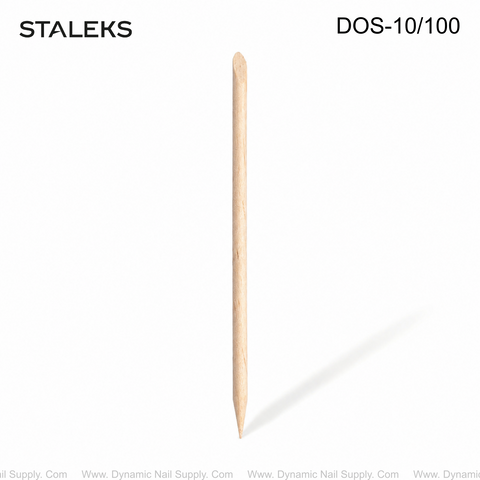 DOS-10/100 Staleks Orange stick EXPERT wooden 150 mm - LONG (100 pcs)