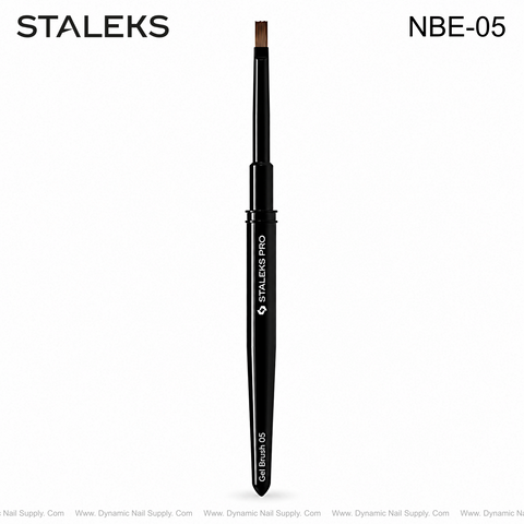 NBE-05 Staleks Straight brush for gel EXPERT width 5 mm / length 8.5 mm