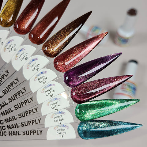 Amber Cat Eye (Magnet) Gel Polish Collection - Fall Colors Collection