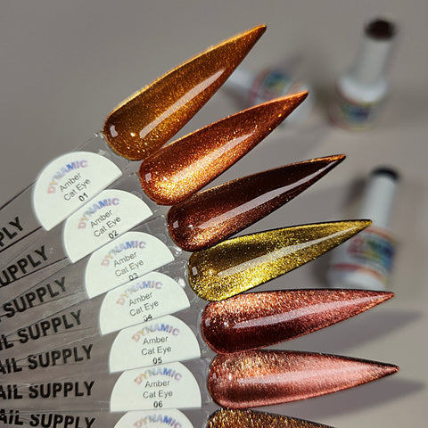 Amber Cat Eye (Magnet) Gel Polish Collection - Fall Colors Collection