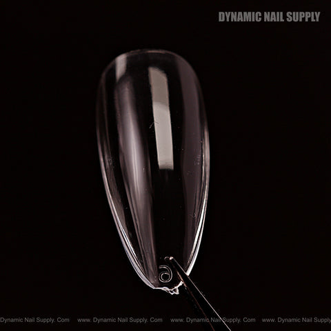 Sculpted Almond (Medium) Full Cover Soft-Gel Nail Tips (Pink Box)