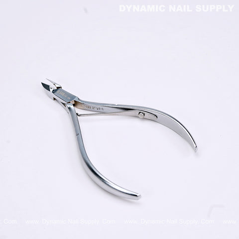 D506 - Professional Carbon Steel Cuticle Nippers engineered for control and performance, by Dynamic Nail Supply.
