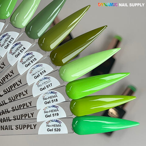 Dynamic No-HEMA Gel Polish - Color 511 to 520