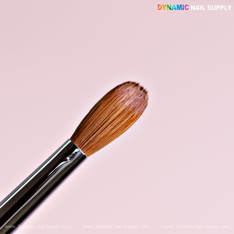 Dynamic 100% Pure Kolinsky Hair Brush (Pink handle - Crimped or Not) for Nails Acrylic Application