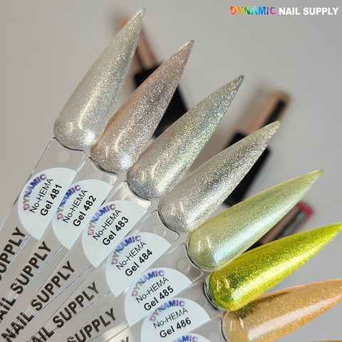 Dynamic No-HEMA Gel Polish - Color 481 to 490