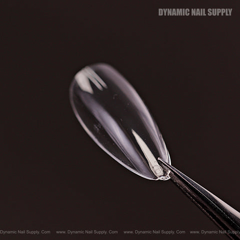 Sculpted Almond (Medium) Full Cover Soft-Gel Nail Tips (Pink Box)