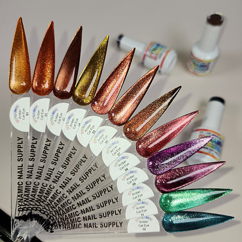 Amber Cat Eye (Magnet) Gel Polish Collection - Fall Colors Collection
