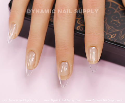 [Stiletto S] Full Cover Tips - Soft Gel X tips - 600 pcs - Short Length - 10 sizes