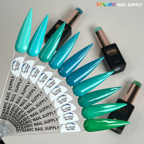Dynamic No-HEMA Gel Polish - Color 531 to 540